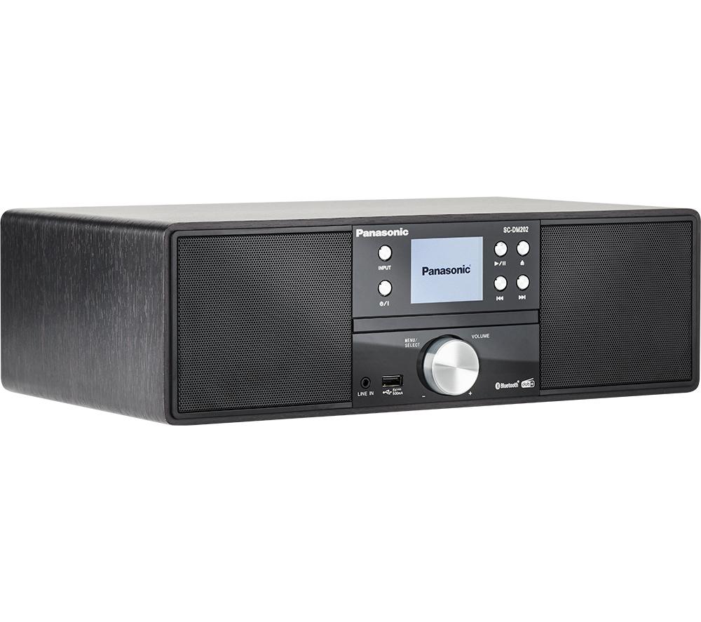 PANASONIC SC-DM202 Bluetooth All-in-One Stereo System - Black image number 8 of 9