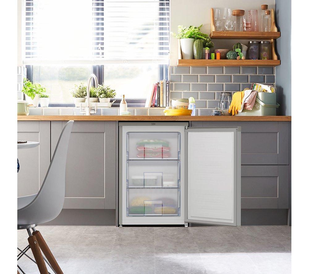 BEKO UFF4584S Undercounter Freezer - Silver image number 8 of 9