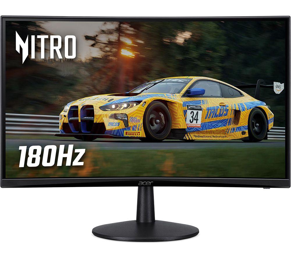 ACER Nitro ED240QS3bmiipx Full HD 23.6  Curved VA LCD Gaming Monitor   Black