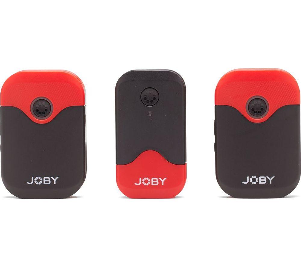 JOBY Wavo Air JB01737 BWW Wireless Microphone Kit Red Black