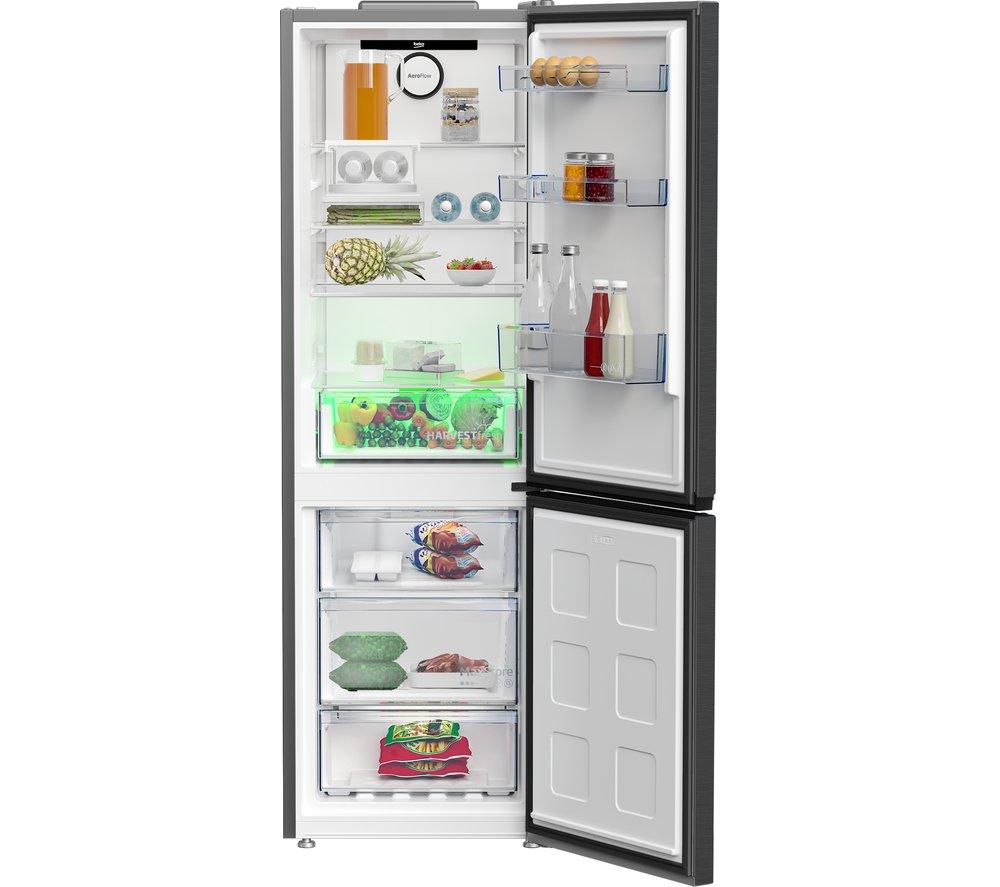BEKO Pro HarvestFresh AeroFlow CNG6686VPZ 60/40 Fridge Freezer - Black Steel image number 3 of 7