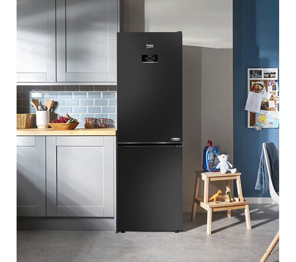 BEKO Pro HarvestFresh AeroFlow CNG6686VPZ 60/40 Fridge Freezer - Black Steel image number 4 of 7
