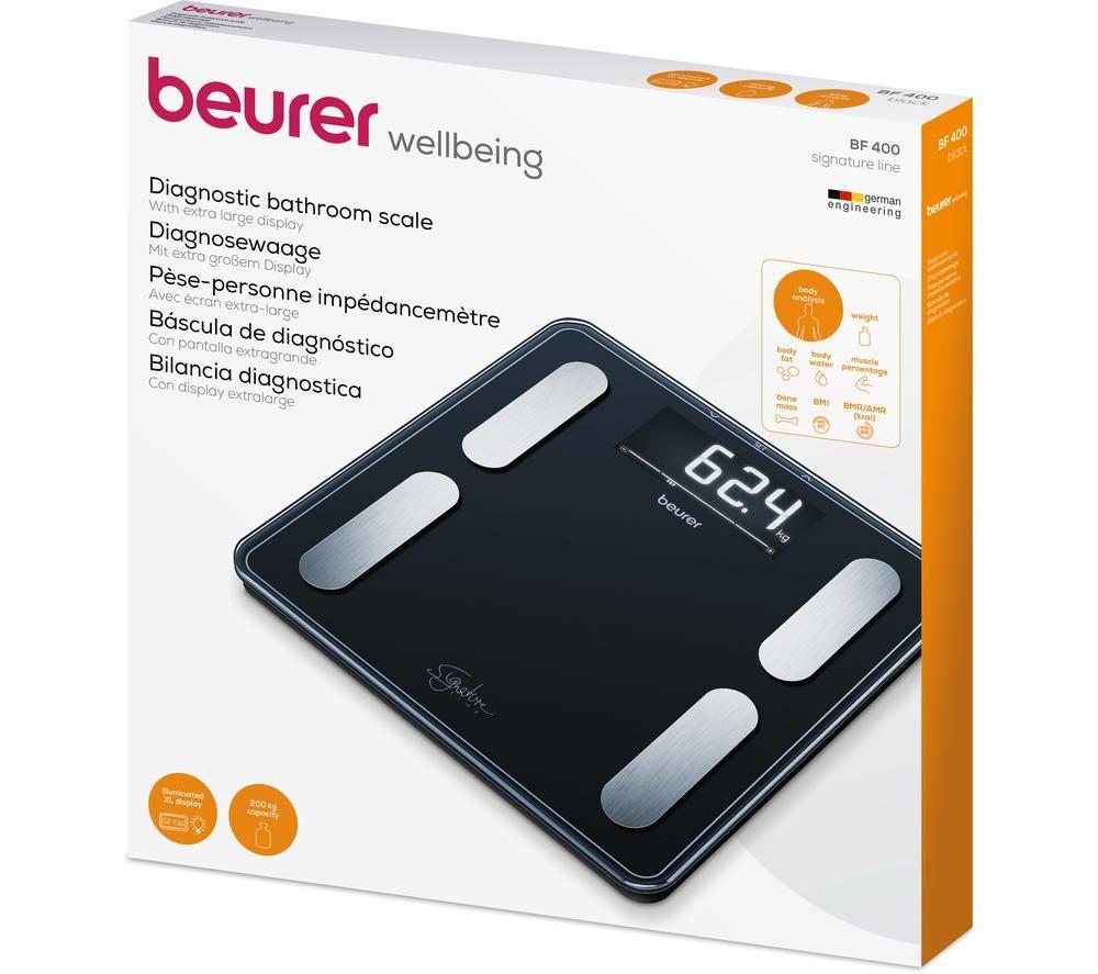 BEURER SignatureLine BF 400 Bathroom Scales - Black image number 2 of 4