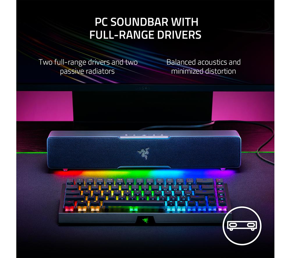 Buy RAZER Leviathan V2 X 2.0 PC Soundbar - Black | Currys