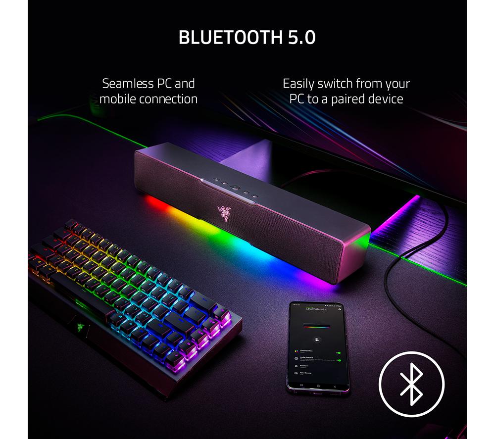 Buy RAZER Leviathan V2 X 2.0 PC Soundbar - Black | Currys