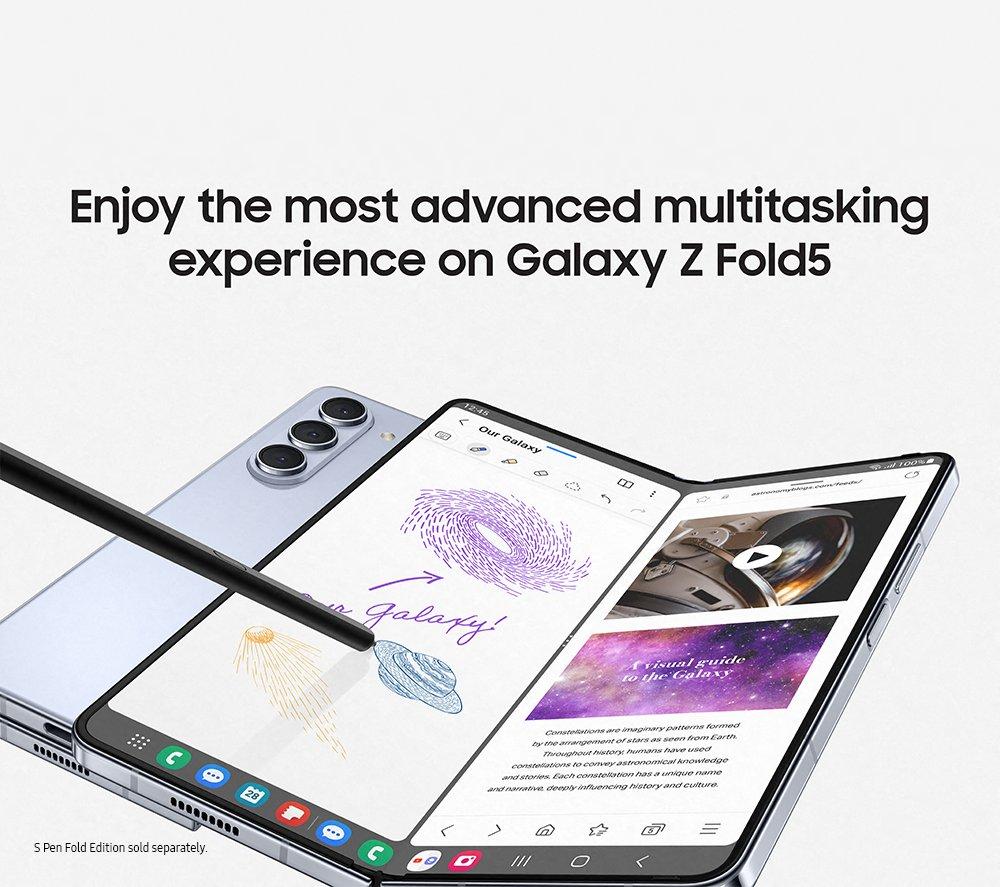 SAMSUNG Galaxy Z Fold5 - 256 GB, Cream - image 7