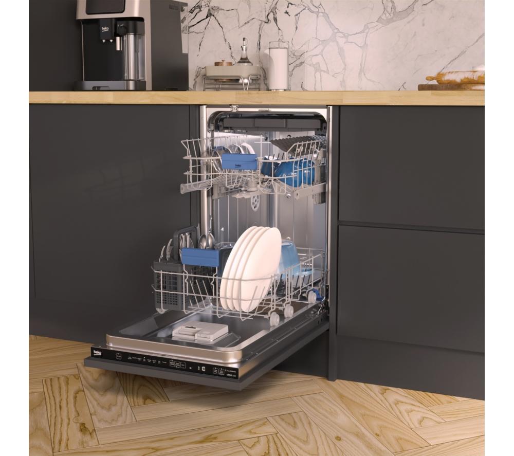 BEKO Pro HygieneIntense BDIS38040Q Slimline Fully Integrated Dishwasher image number 2 of 14