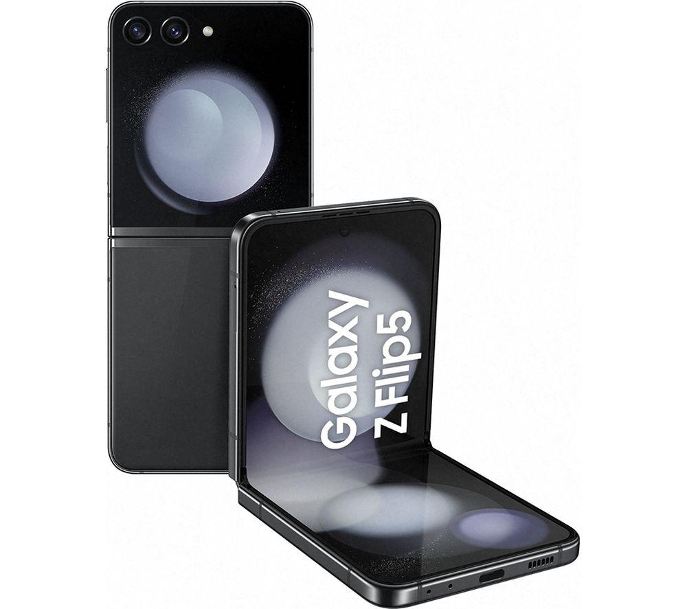 SAMSUNG Galaxy Z Flip5 - 256 GB, Graphite, Silver/Grey