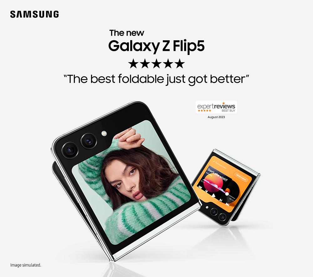 SAMSUNG Galaxy Z Flip5 - 512 GB, Lavender image number 2 of 12