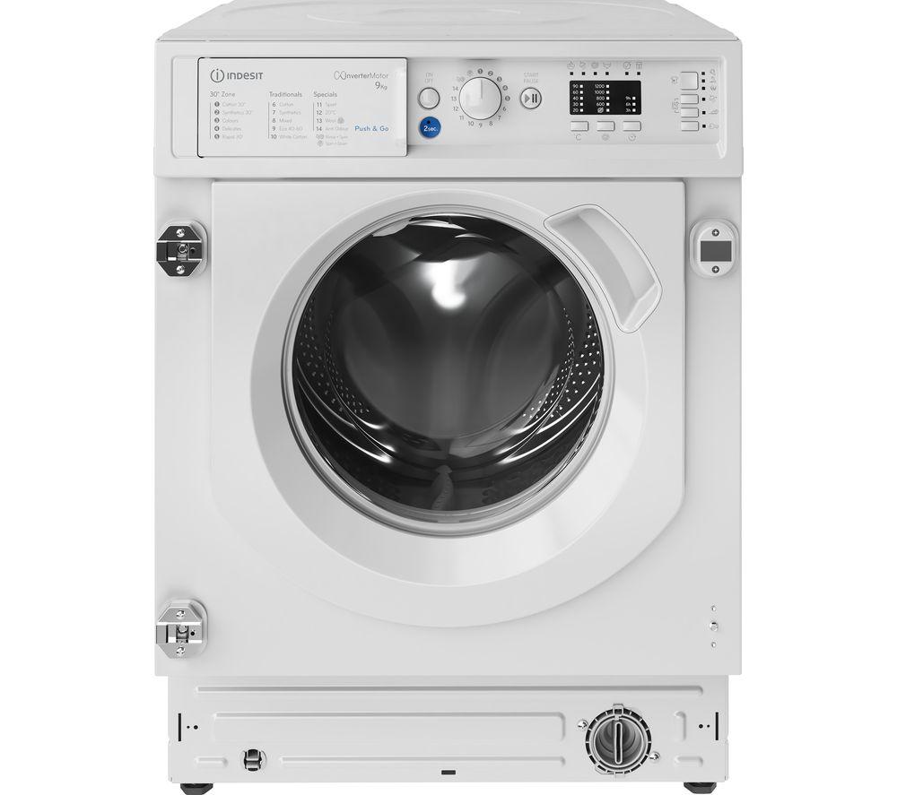 INDESIT BI WMIL 91485 UK Integrated 9 kg 1400 Spin Washing Machine, White