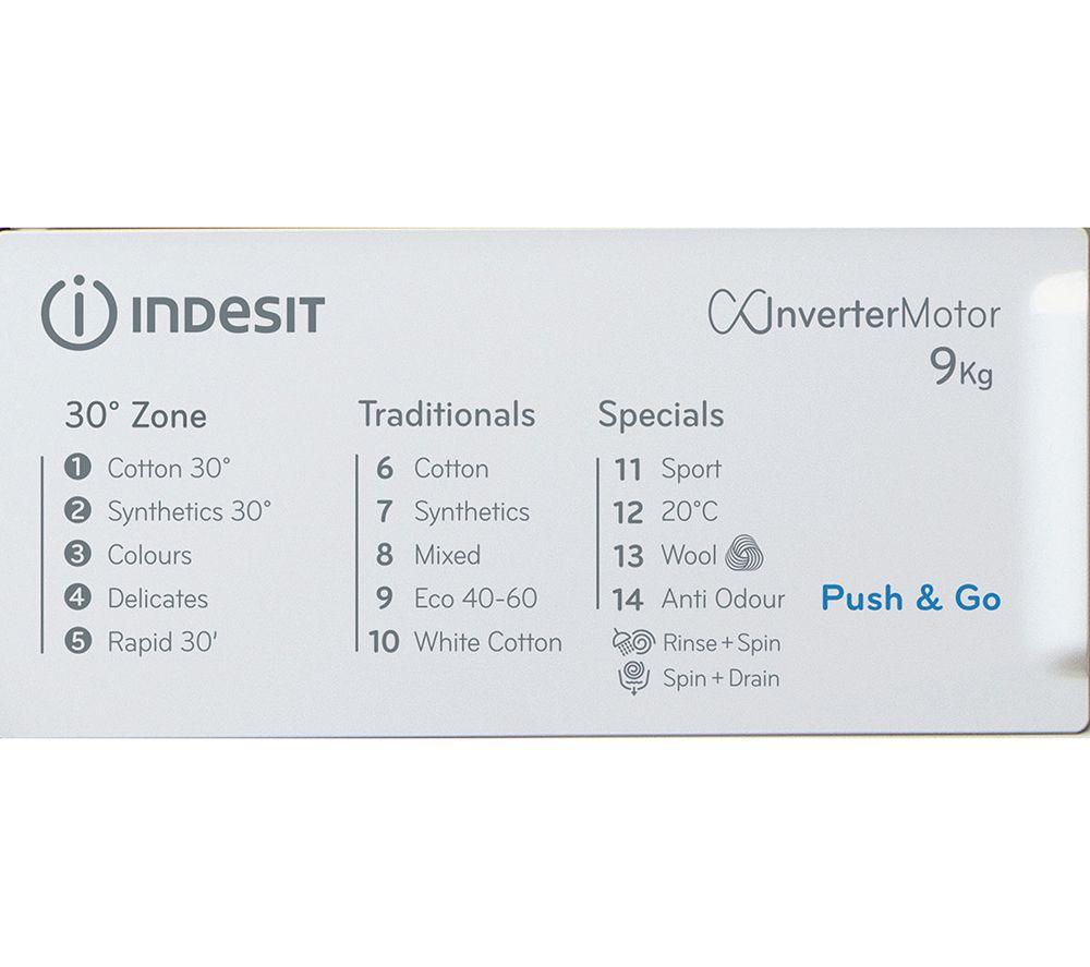 INDESIT BI WMIL 91485 UK Integrated 9 kg 1400 Spin Washing Machine image number 6 of 13