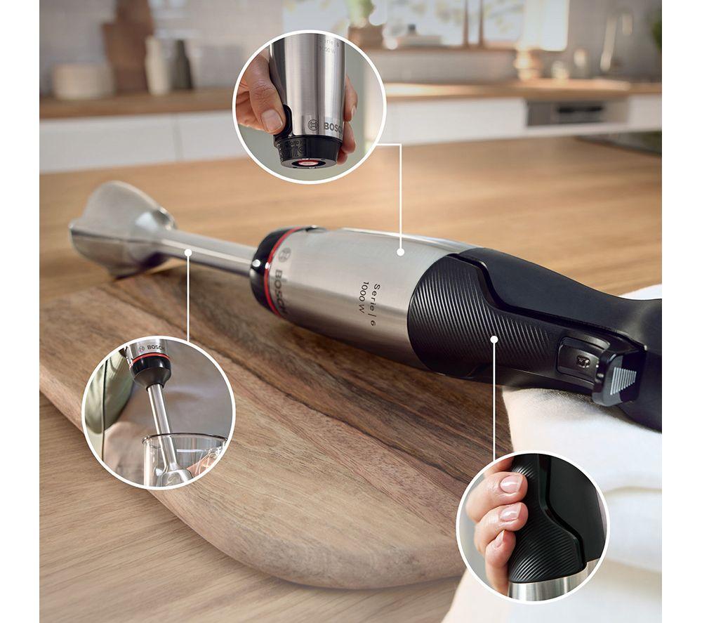 BOSCH Ergomaster 3 in 1 Pressure Controlled Speed Hand Blender MSM6M623GB - Black image number 6 of 11