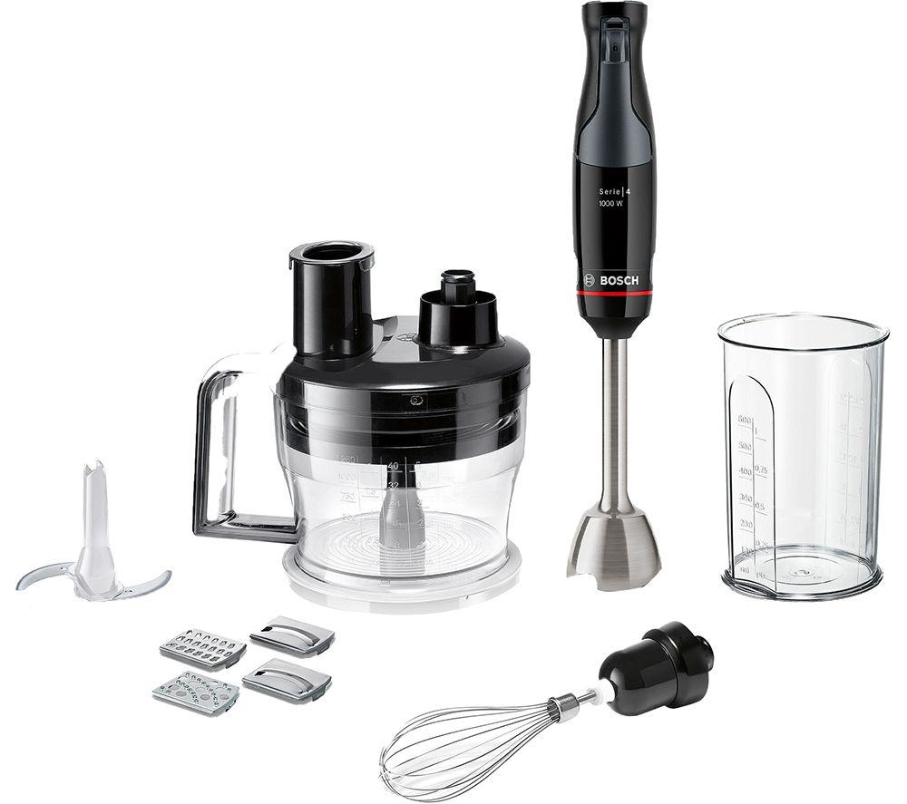 BOSCH ErgoMaster Series 4 Pressure Controlled Speed MSM4B670GB Hand Blender - Black