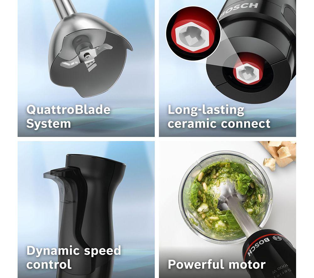 BOSCH Ergomaster 2 in 1 Pressure Controlled Speed Hand Blender MSM4B670GB - Black image number 8 of 10