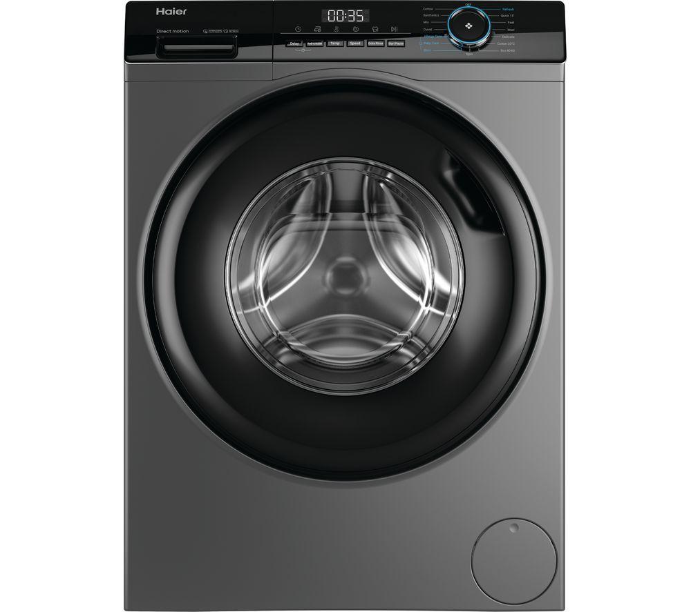 HAIER I-Pro Series 3 HW100-B14939S8 10 kg 1400 Spin Washing Machine - Graphite, Silver/Grey