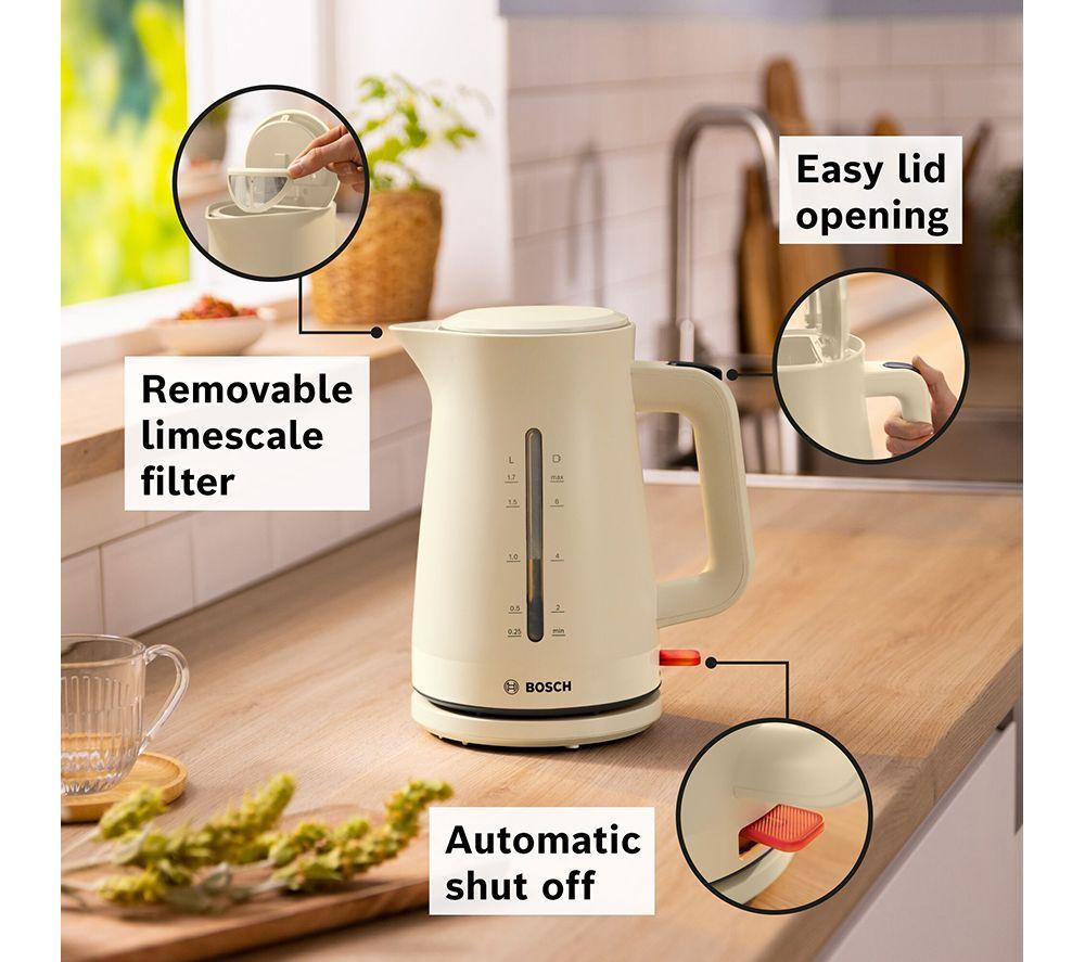 Buy BOSCH MyMoments TWK3M127GB Cordless Jug Kettle Cream Currys