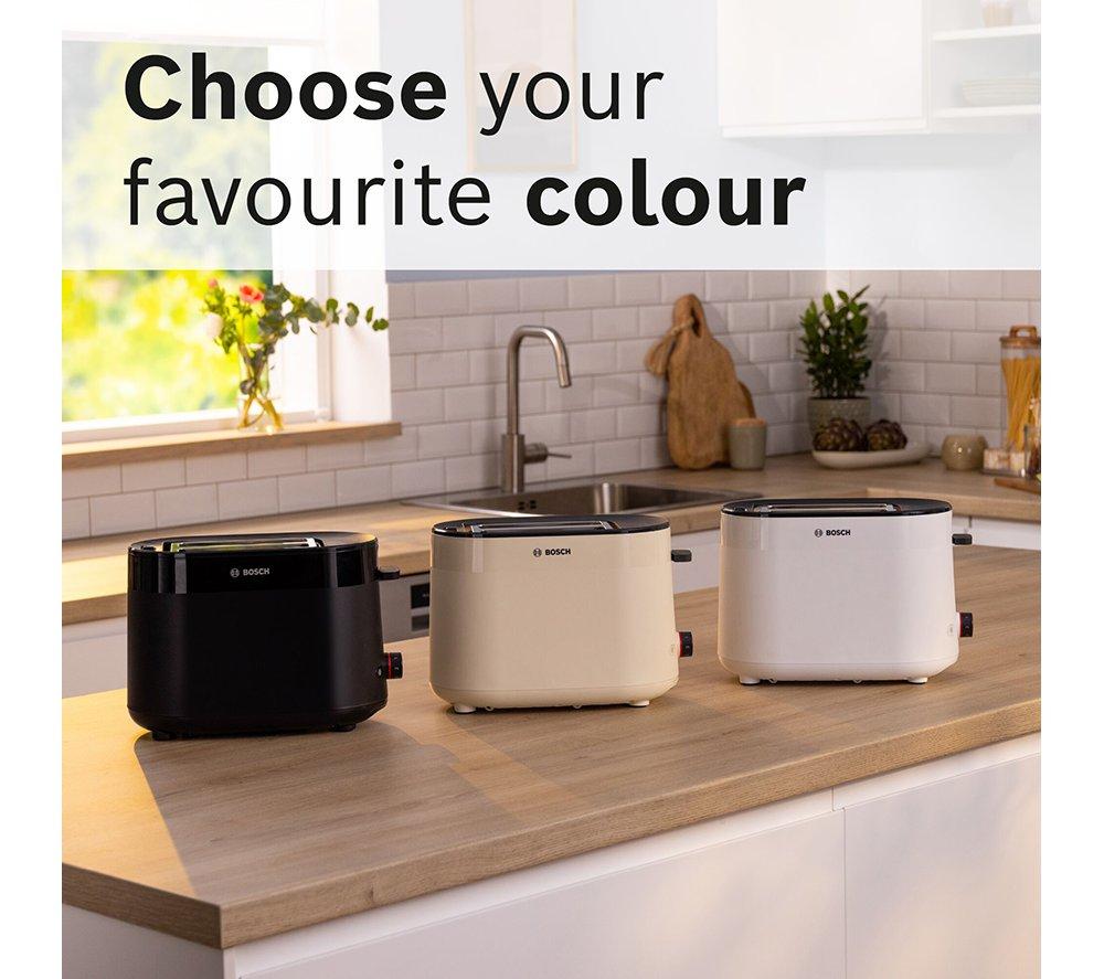 BOSCH MyMoments TAT2M127GB 2-Slice Toaster - Cream image number 9 of 10