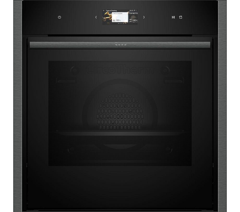 NEFF N 90 B64VS71G0B Electric Pyrolytic Smart Oven - Graphite, Silver/Grey