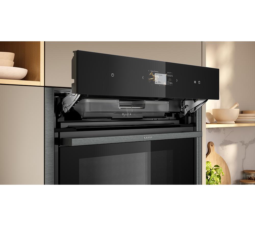 NEFF Slide&Hide N90 B64VS71G0B Electric Pyrolytic Smart Oven - Graphite image number 5 of 21