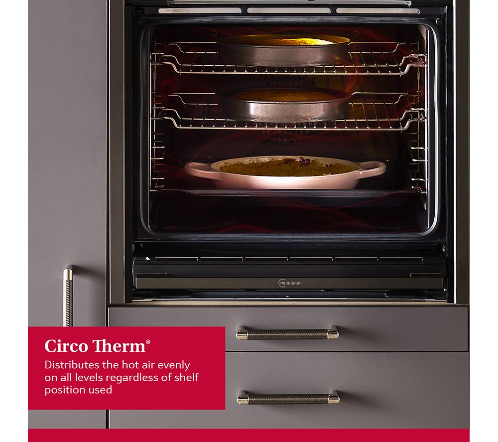 NEFF Slide&Hide N90 B64VS71G0B Electric Pyrolytic Smart Oven - Graphite image number 15 of 21