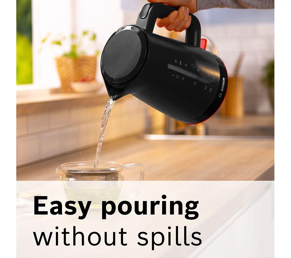 BOSCH MyMoments TWK3M123GB Cordless Jug Kettle - Black image number 8 of 9