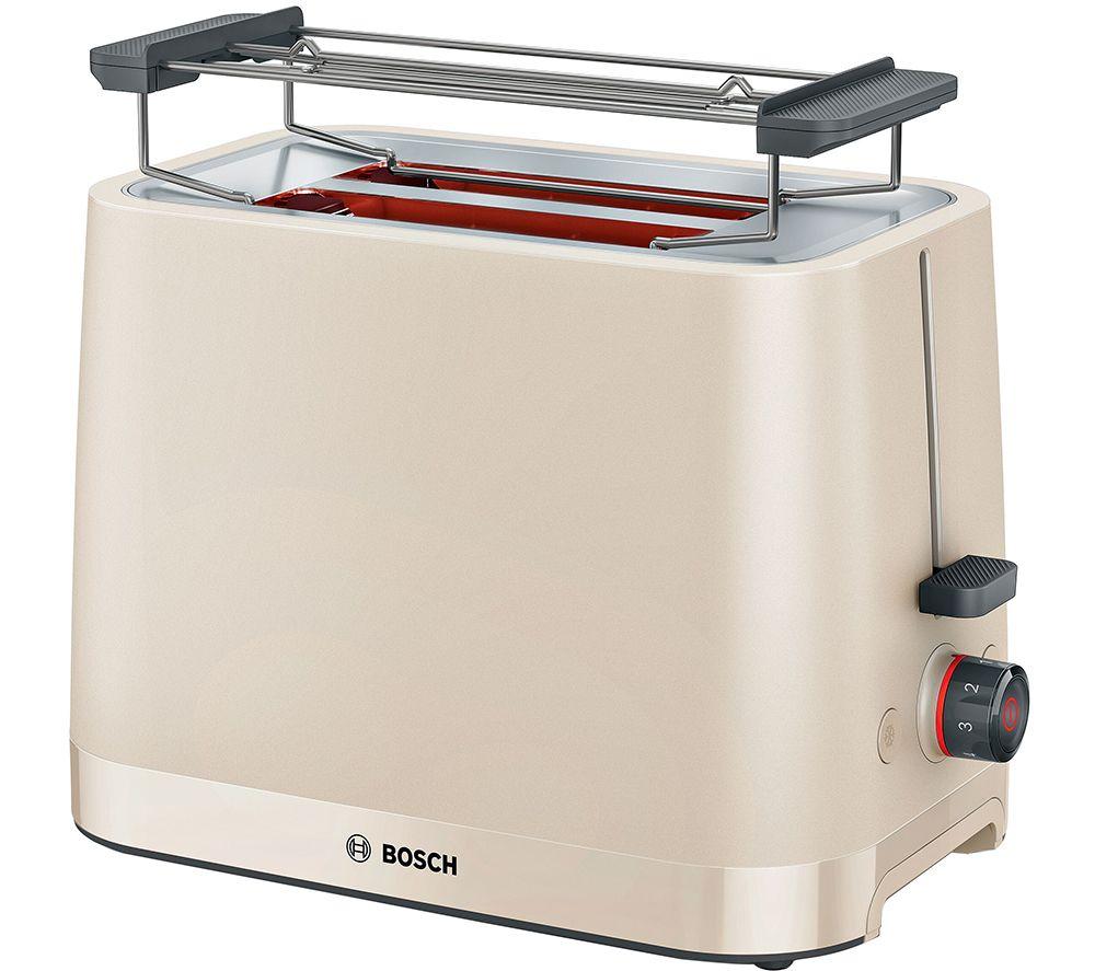 BOSCH MyMoments TAT3M127GB 2-Slice Toaster - Cream