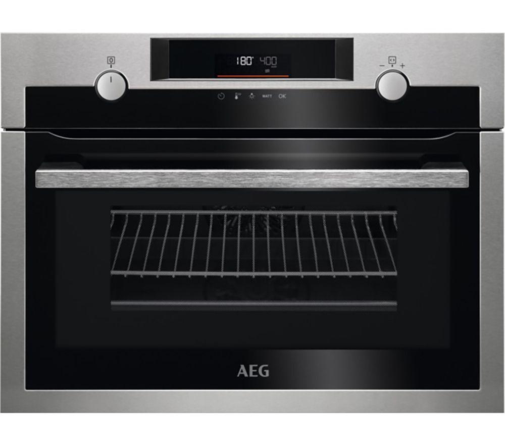 Image of AEG KME565060M Built-in Combination Microwave - Stainless Steel, Stainless Steel