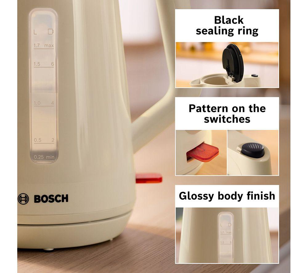 BOSCH MyMoments TWK1M127GB Jug Kettle - Cream image number 5 of 11