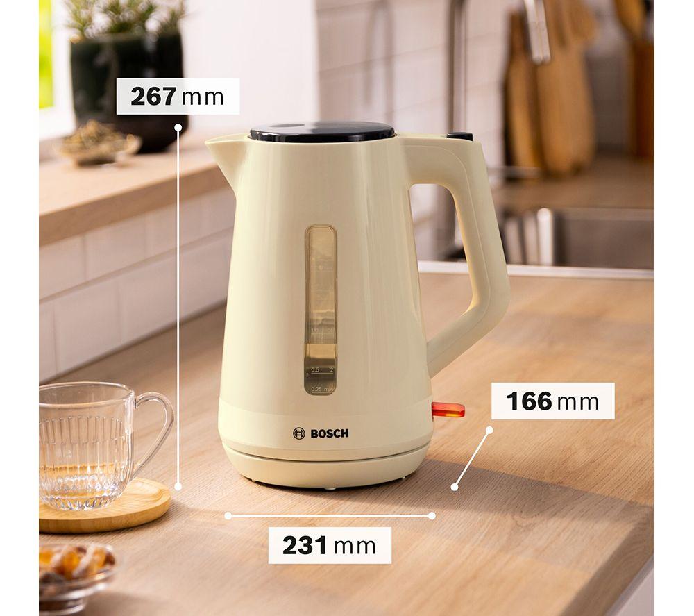 BOSCH MyMoments TWK1M127GB Jug Kettle - Cream image number 8 of 11