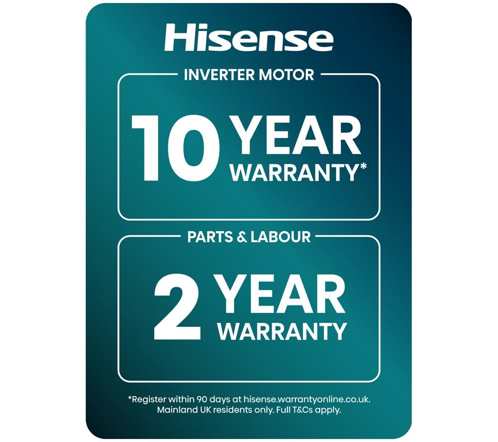 HISENSE 5S Series Auto Dosing WF5S1045BW WiFi-enabled 10.5 kg 1400 Spin Washing Machine - White image number 15 of 16