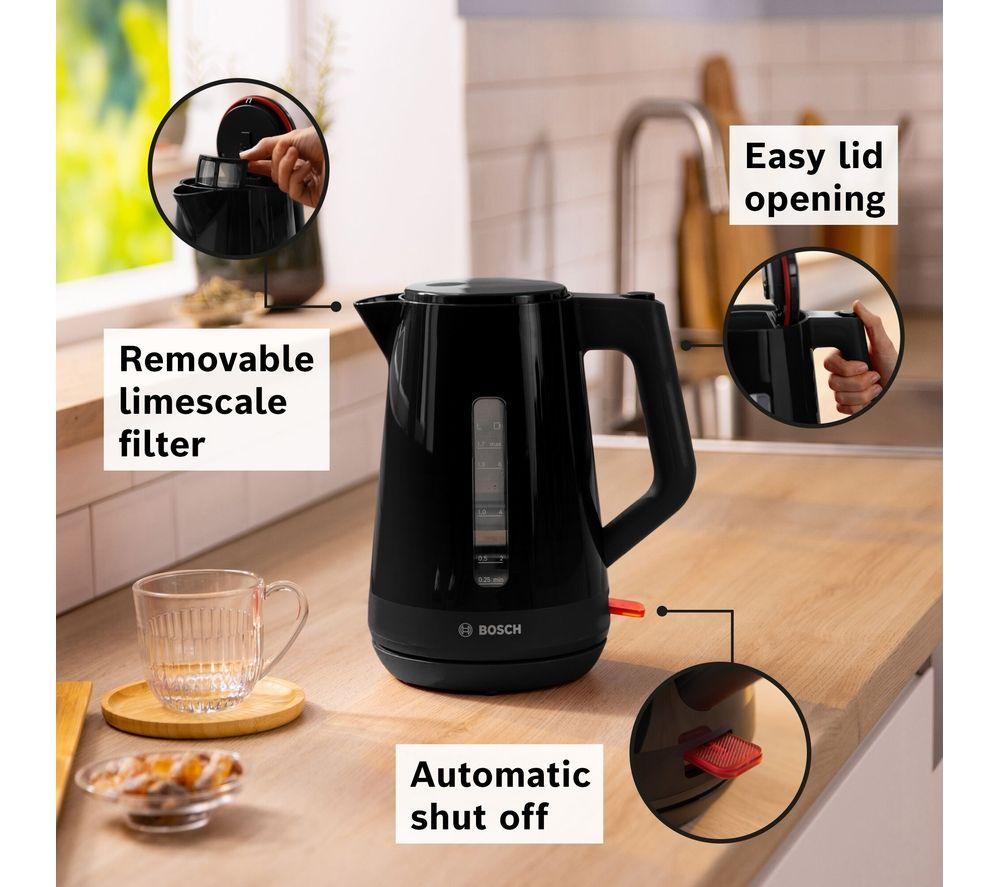 BOSCH MyMoments TWK1M123GB Jug Kettle - Black image number 7 of 15