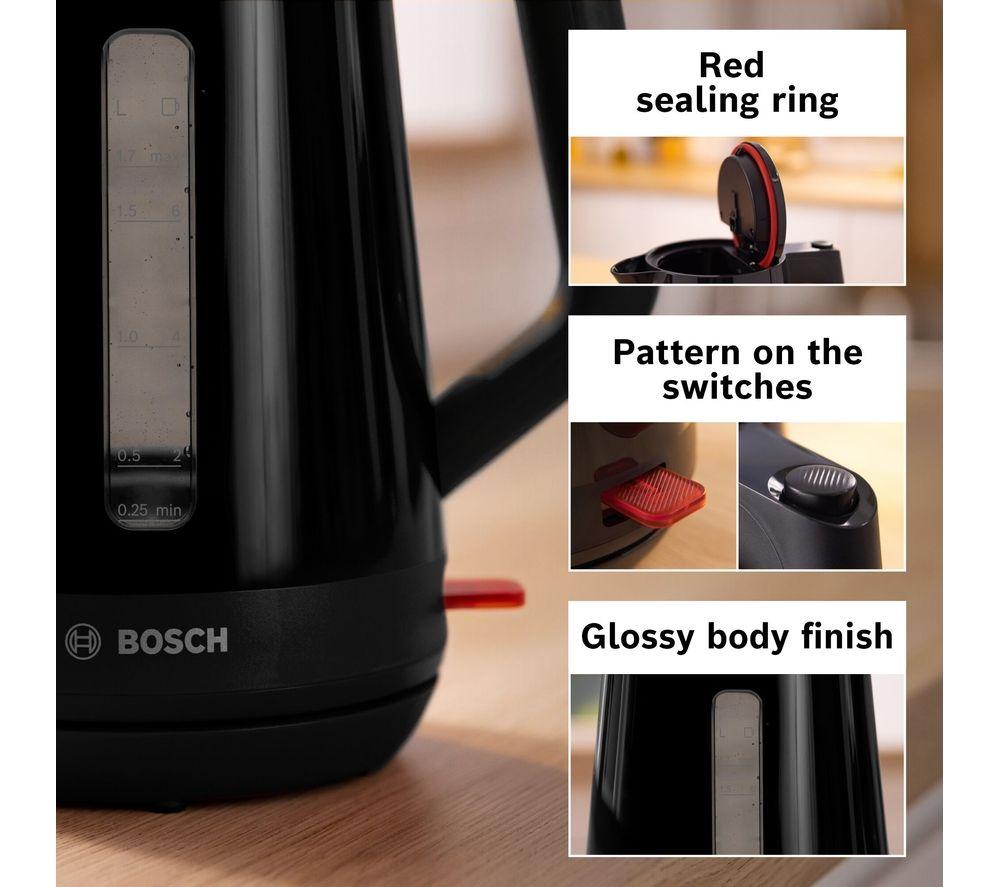 BOSCH MyMoments TWK1M123GB Jug Kettle - Black image number 8 of 15