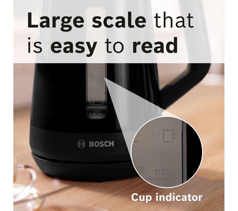 BOSCH MyMoments TWK1M123GB Jug Kettle - Black image number 12 of 15
