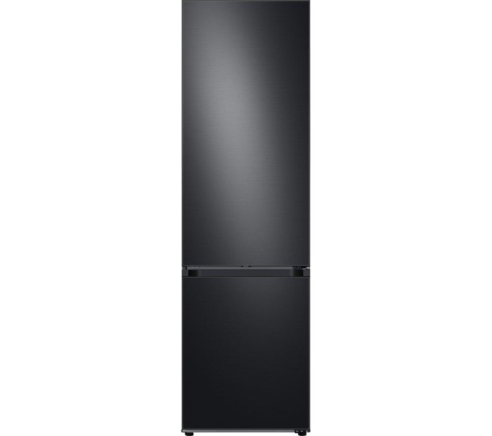 SAMSUNG Bespoke SpaceMax RB38C7B6BB1/EU Smart 70/30 Fridge Freezer – Black Stainless, Black