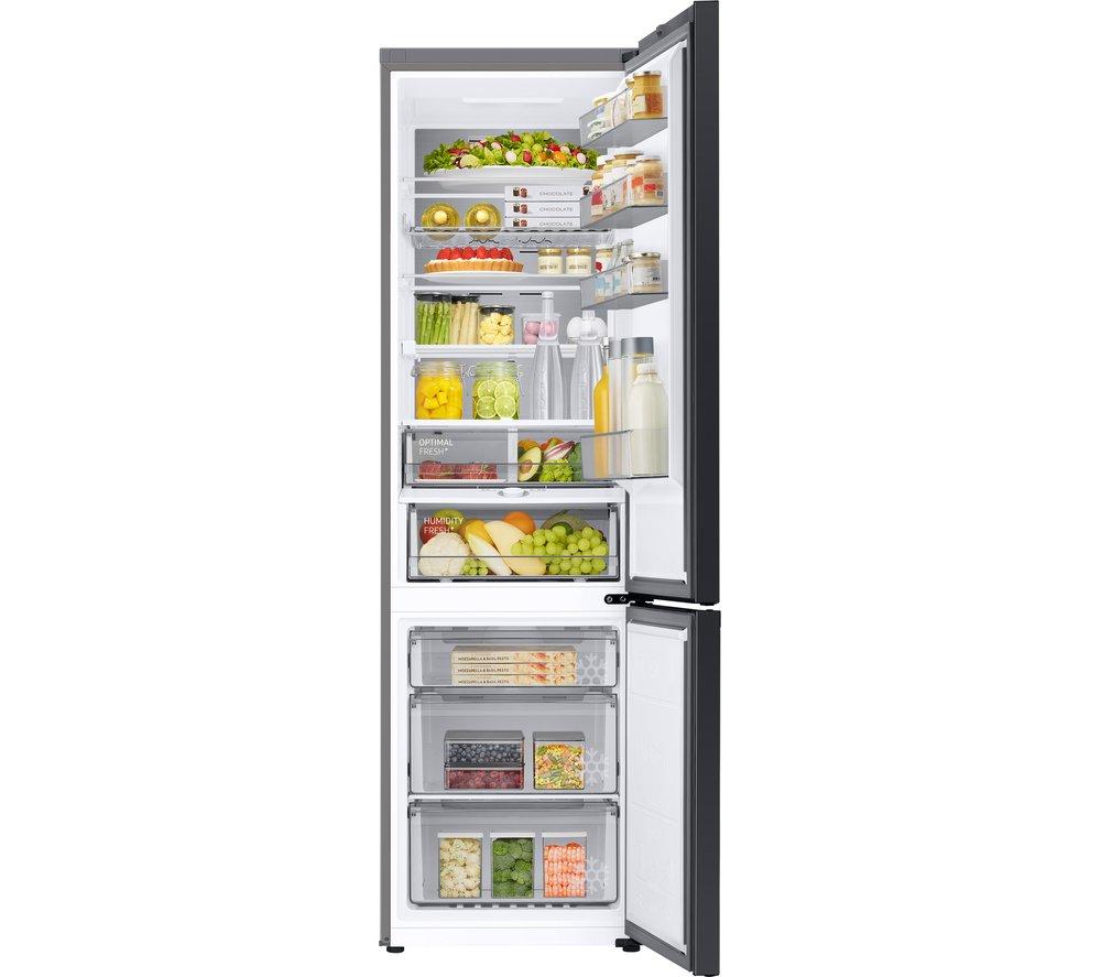 SAMSUNG Bespoke SpaceMax RB38C7B6BB1/EU Smart 70/30 Fridge Freezer - Black image number 3 of 11