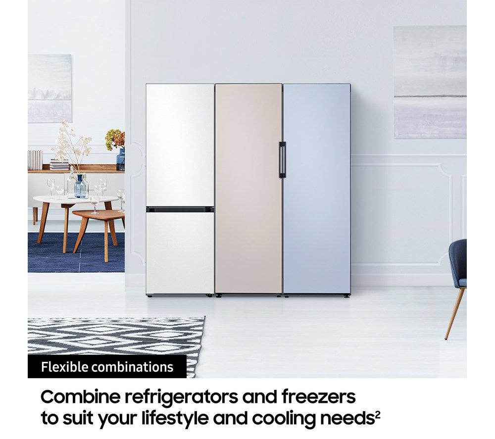 SAMSUNG Bespoke SpaceMax RB38C7B6BB1/EU Smart 70/30 Fridge Freezer - Black image number 5 of 11