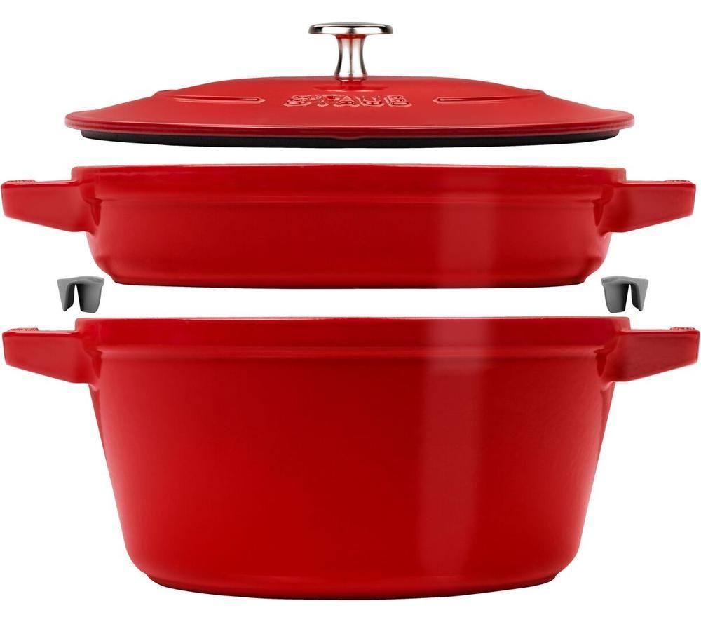 Staub 40508-384-0 2-Piece Cookware Set - Cherry