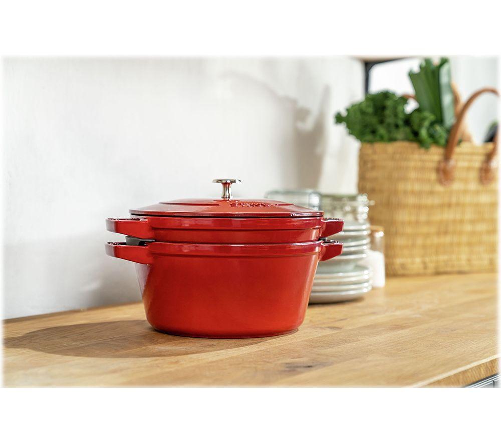 STAUB 40508-384-0 2-piece Cookware Set - Cherry image number 10 of 13