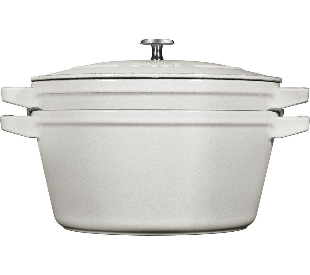 Buy STAUB 40508-385-0 2-piece Cookware Set - White Truffle | Currys