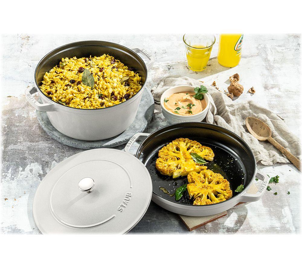 STAUB 40508-385-0 2-piece Cookware Set - White Truffle image number 11 of 11