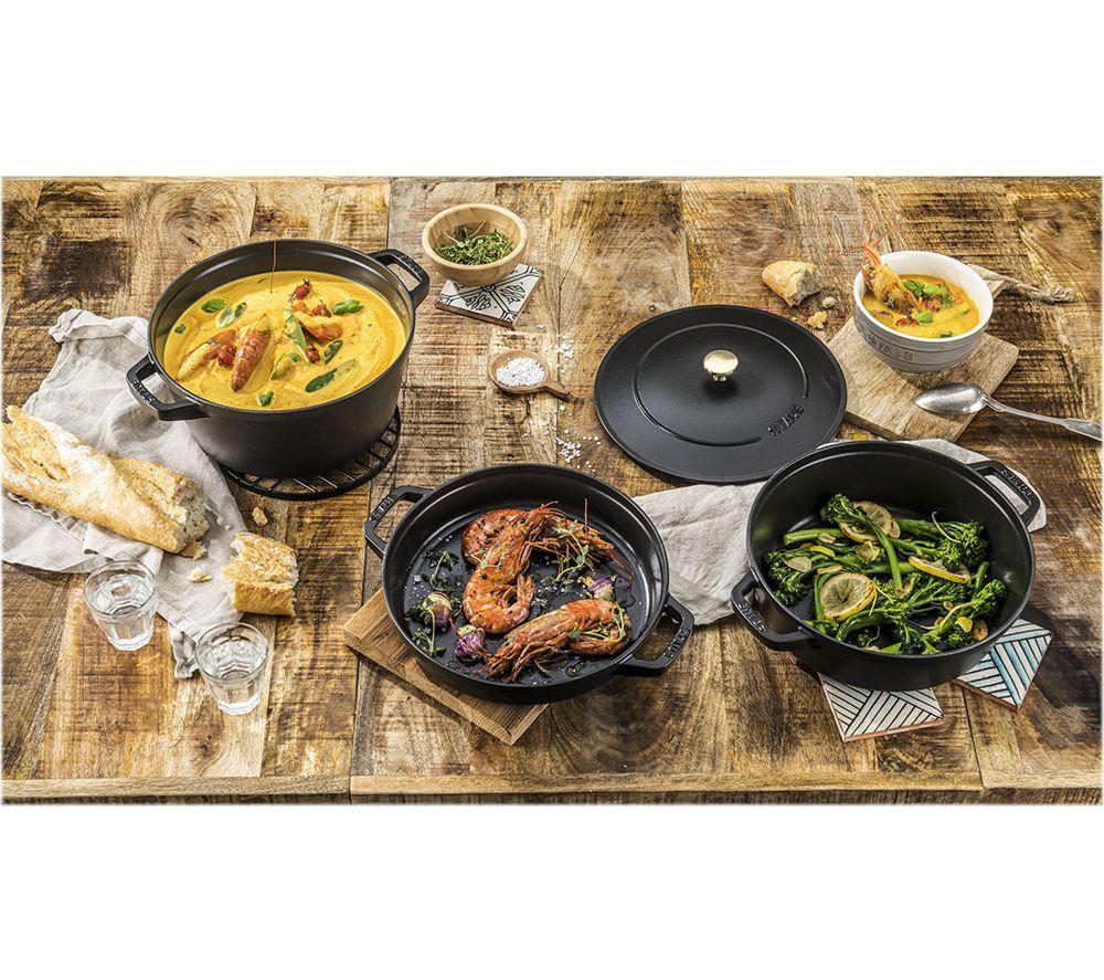 STAUB 40508-386-0 3-piece Cookware Set - Black image number 9 of 9