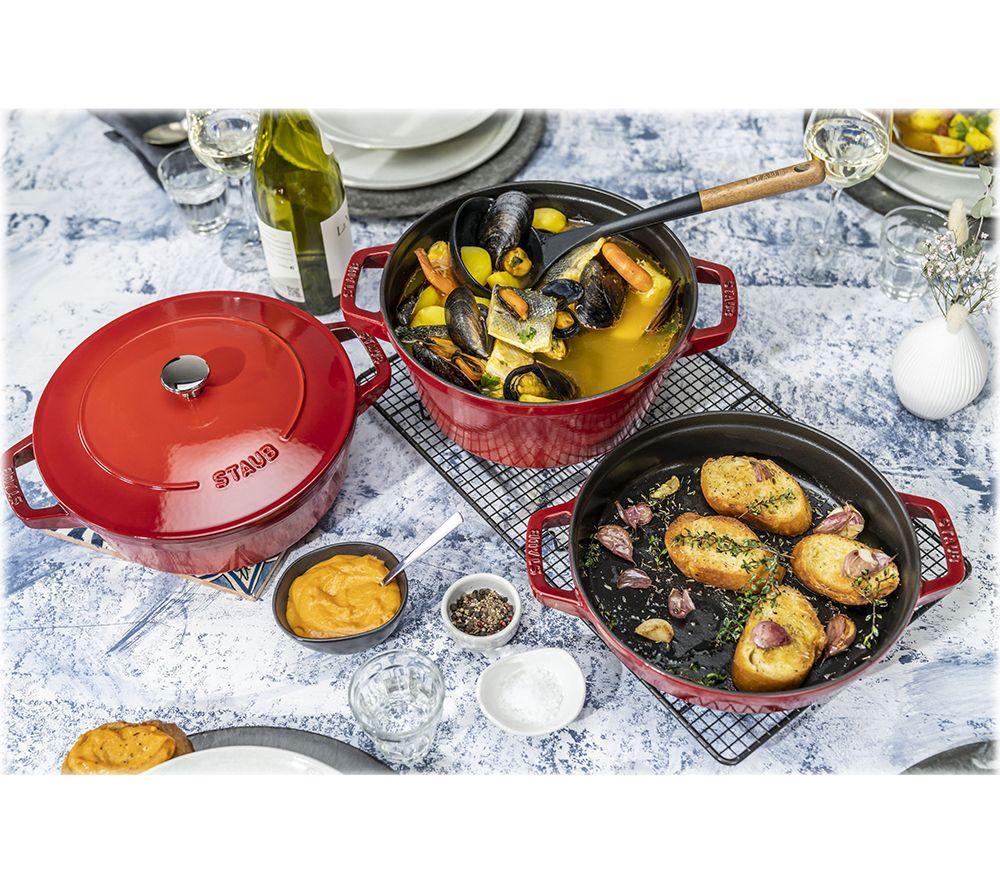 STAUB 40508-386-0 3-piece Cookware Set - Cherry image number 8 of 8
