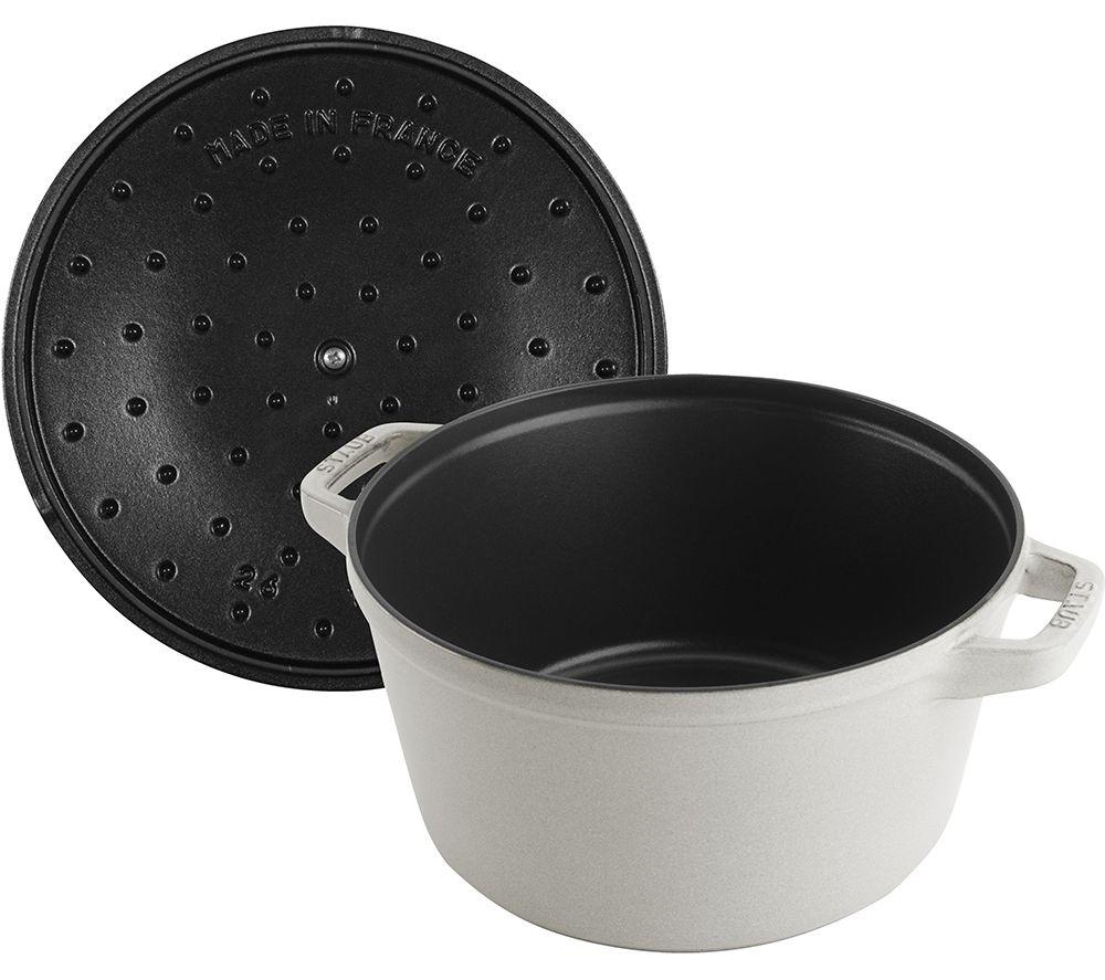 STAUB 40508-388-0 3-piece Cookware Set - White Truffle image number 2 of 8
