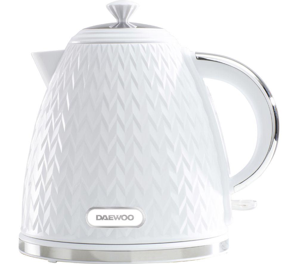 DAEWOO Argyle SDA1830GE Jug Kettle & Two-Slice Toaster Bundle - White image number 2 of 8