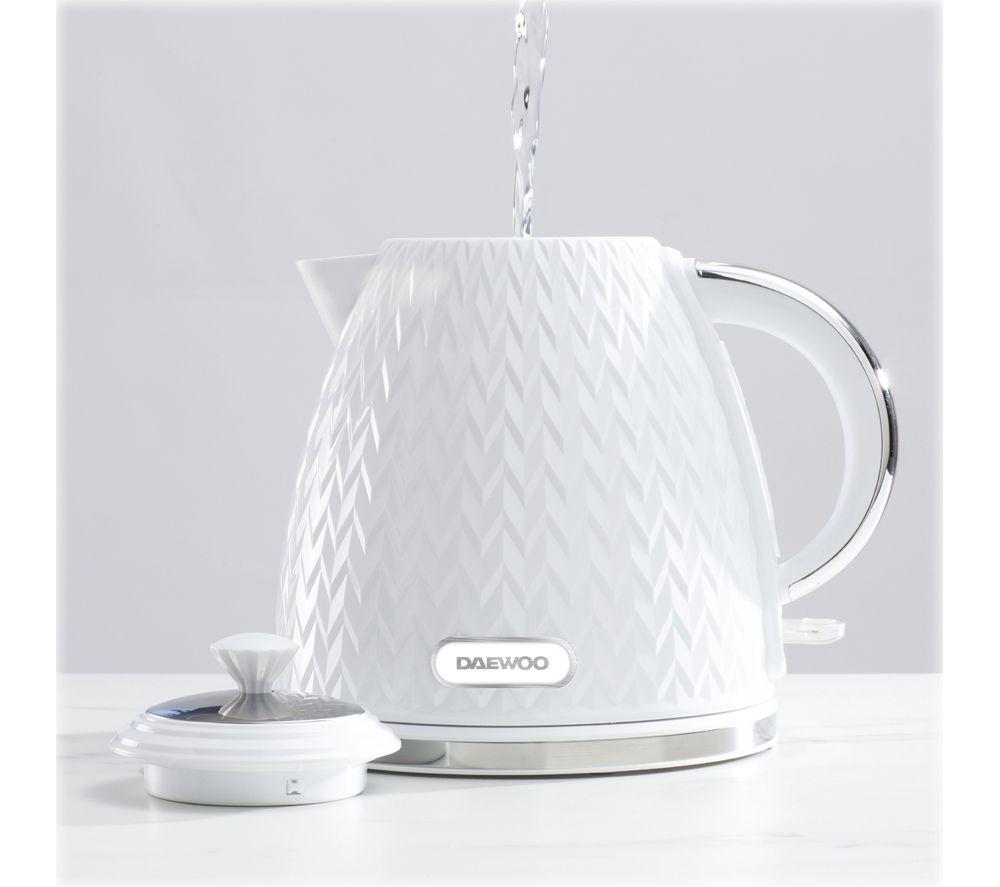 DAEWOO Argyle SDA1830GE Jug Kettle & Two-Slice Toaster Bundle - White image number 6 of 8