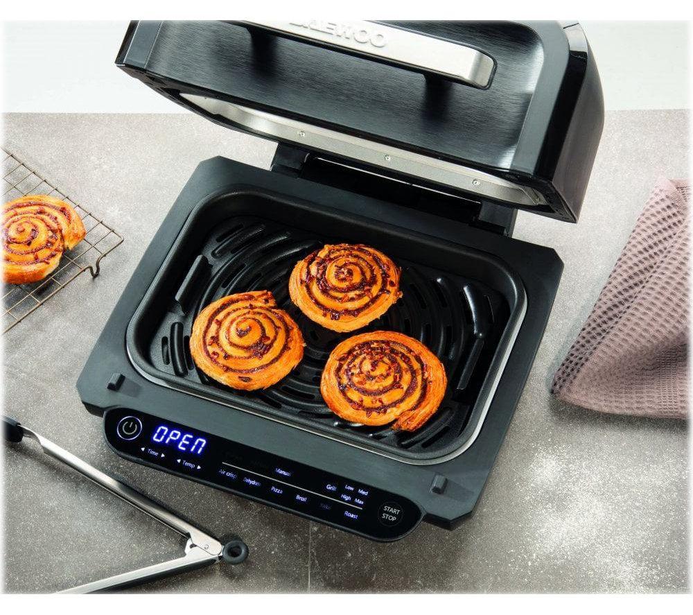 DAEWOO SDA2479GE 8-in-1 Grill and Air Fryer - Black image number 6 of 7