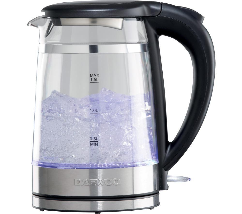 DAEWOO SDA2539GE Jug Kettle - Stainless Steel & Black image number 2 of 5