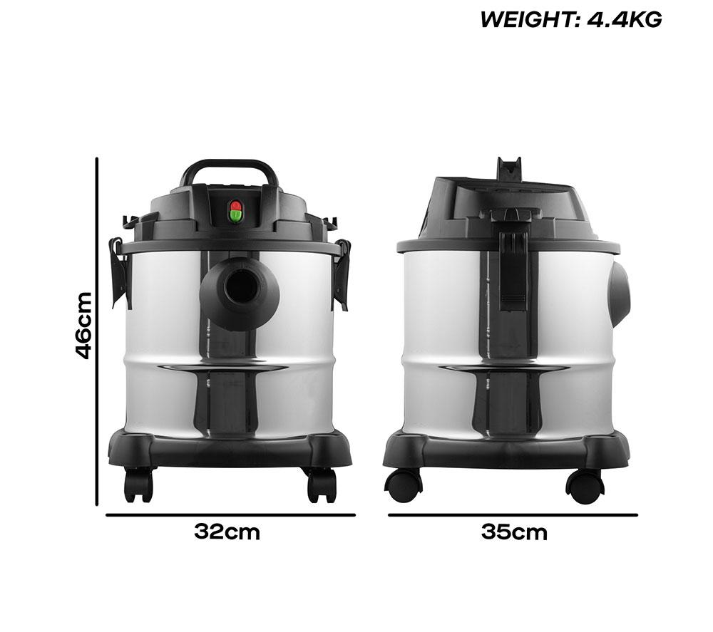 DAEWOO FLR00141GE Cylinder Bagless Vacuum Cleaner - Black & Silver image number 7 of 10