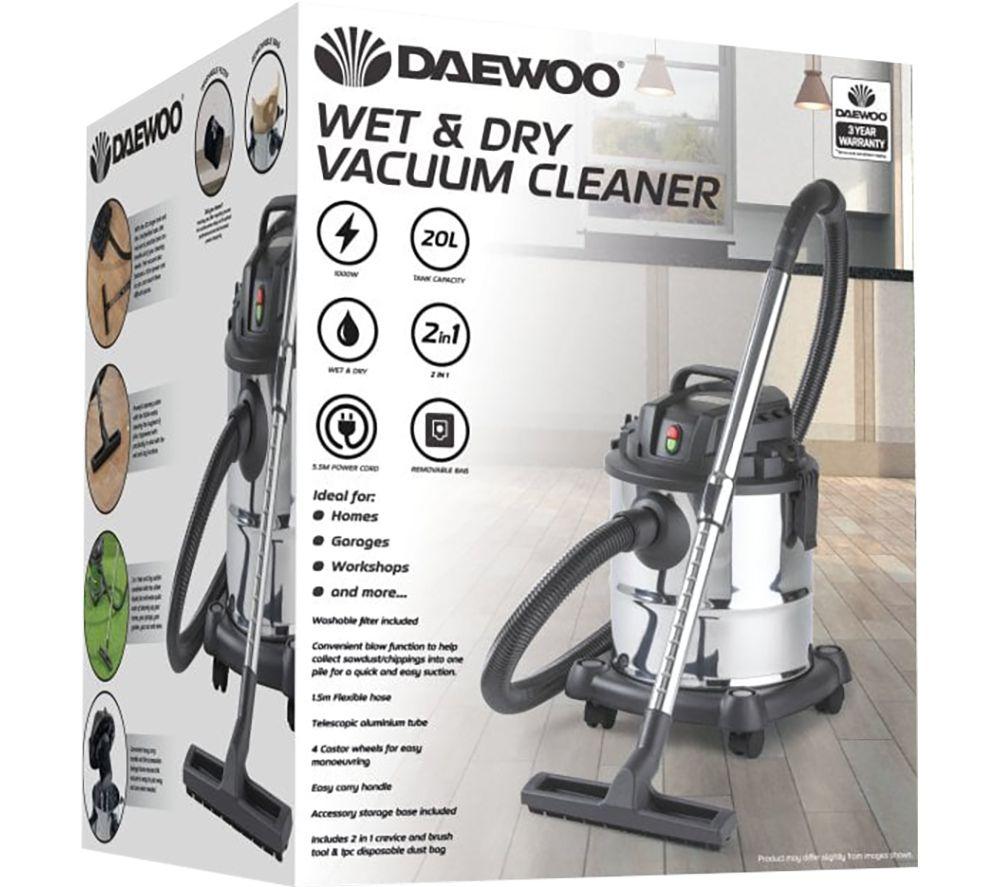 DAEWOO FLR00141GE Cylinder Bagless Vacuum Cleaner - Black & Silver image number 8 of 10