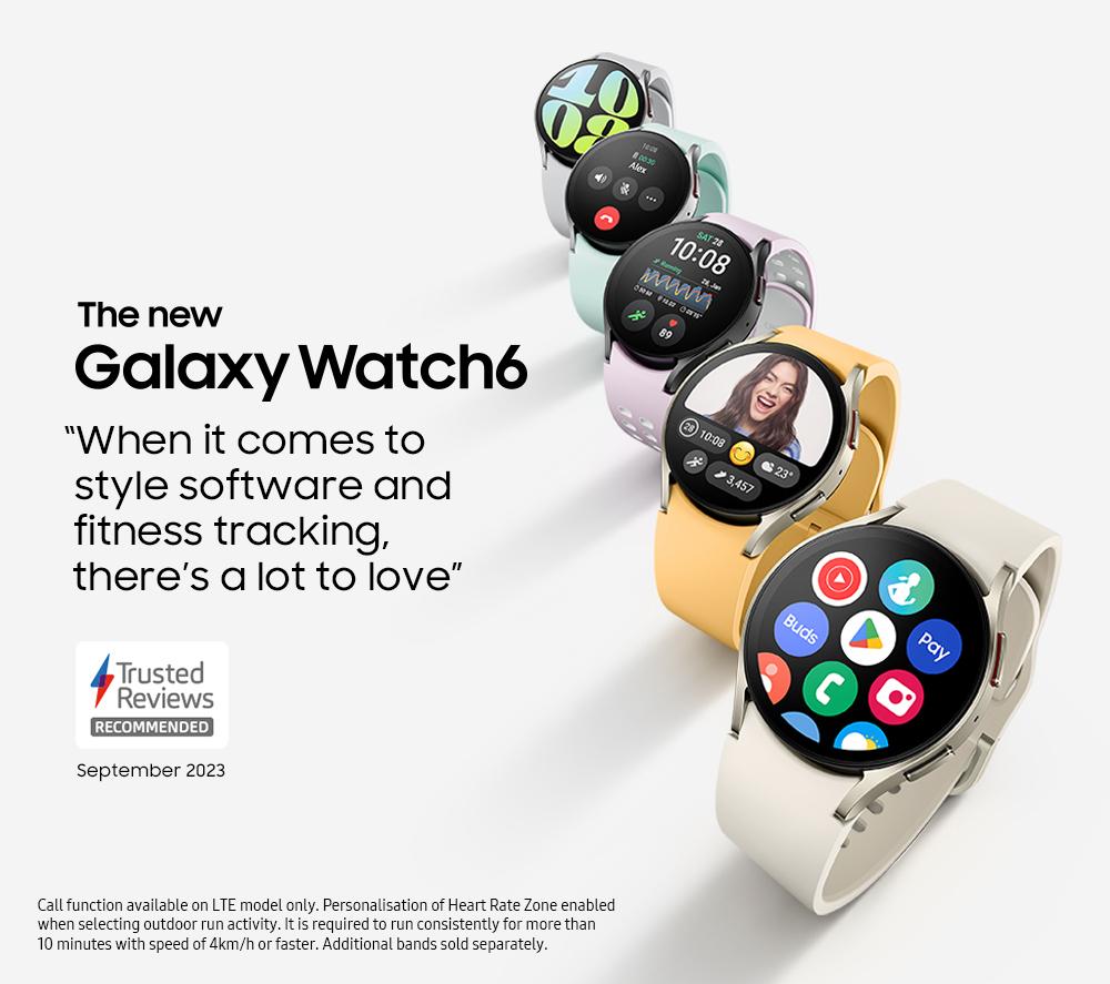 SAMSUNG Galaxy Watch6 Classic 5G (Silver, 43 mm) & Additional Fabric Band (Lavender, S/M) Bundle - image 10